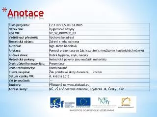 anotace