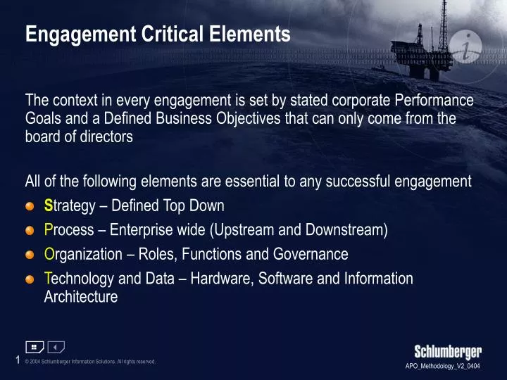 engagement critical elements