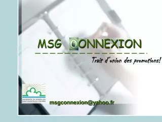 msg connexion