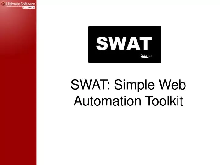swat simple web automation toolkit
