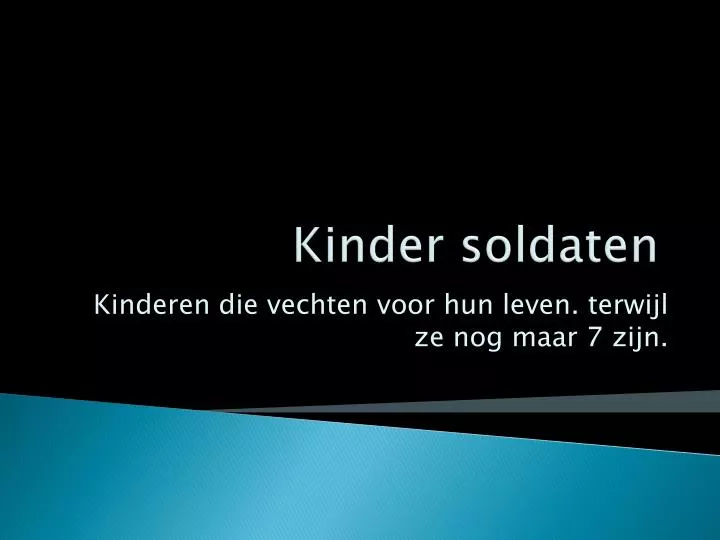 kinder soldaten