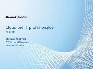 cloud pre it profesion lov