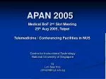 APAN 2005 - slide 1