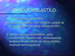 javno pooblastilo