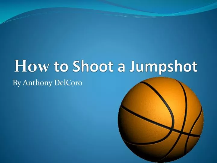 how to shoot a jumpshot