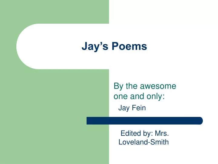 jay s poems