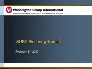 SURA Bioenergy Summit