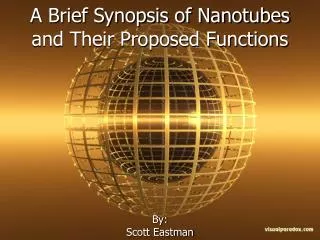 A Brief Synopsis of Nanotubes and Their Proposed Functions