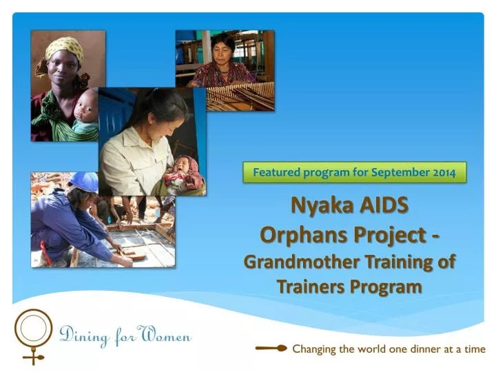 nyaka aids orphans project grandmother training of trainers program