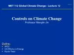 MET 112 Global Climate Change: Lecture 12 - slide 1