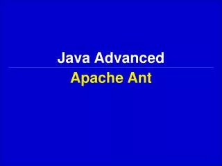 java advanced