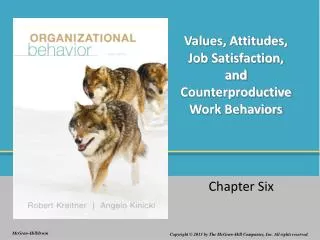 Values, Attitudes, Job Satisfaction, and Counterproductive Work Behaviors