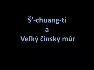 chuang ti a ve k nsky m r
