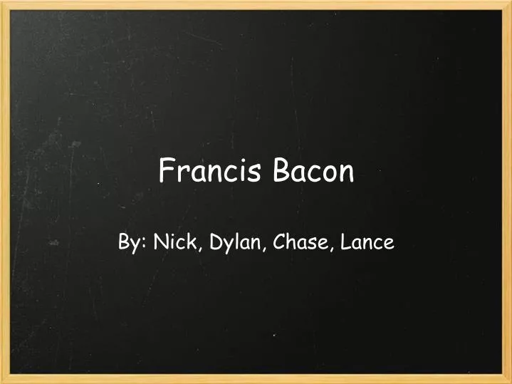 francis bacon