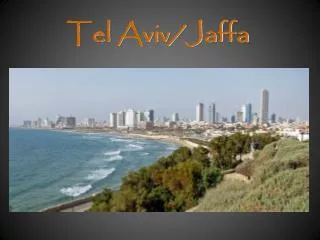 Tel Aviv/Jaffa