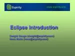 Eclipse Introduction - slide 1