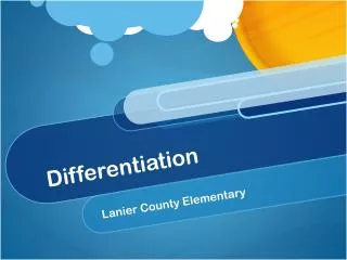 Differentiation