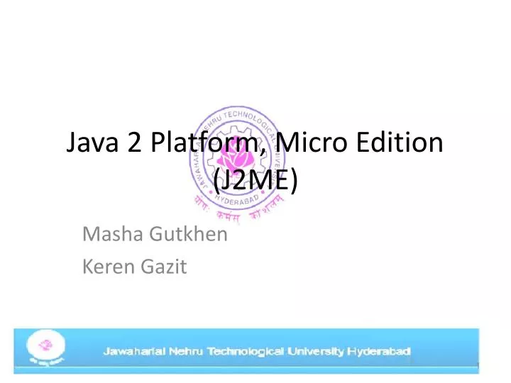 java 2 platform micro edition j2me