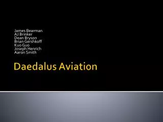 Daedalus Aviation