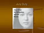 Jury Duty - slide 1