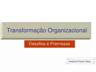 transforma o organizacional