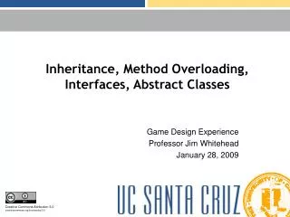 Inheritance, Method Overloading, Interfaces, Abstract Classes