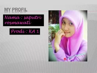 my profil
