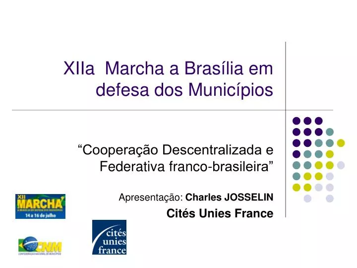 xiia marcha a bras lia em defesa dos munic pios