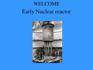 Early Nuclear reactor