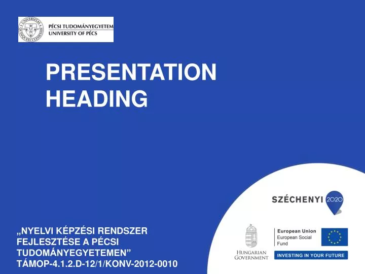 presentation heading