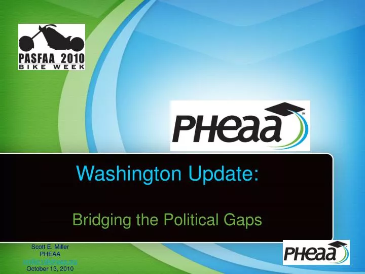 washington update bridging the political gaps