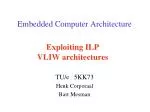 Embedded Computer Architecture - slide 1