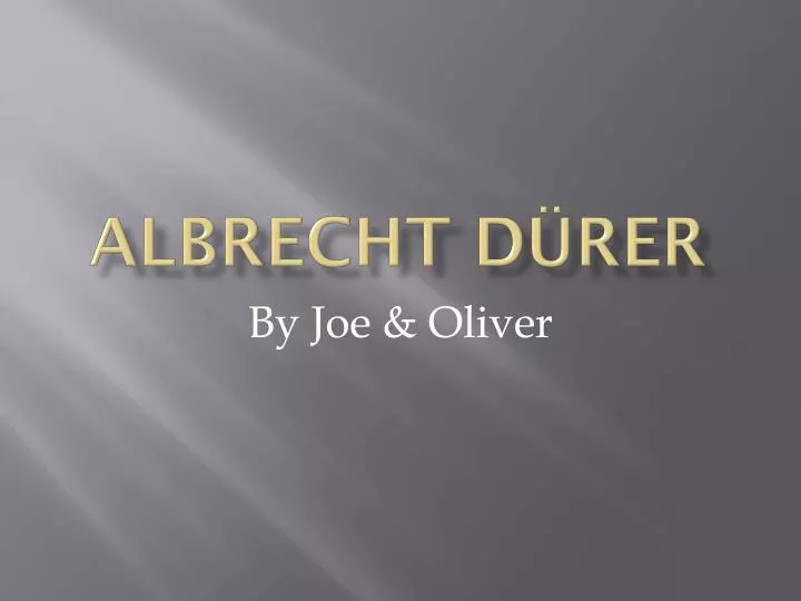 albrecht d rer