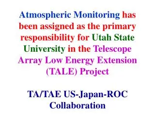 Automated Surface Observing Systems (ASOS)