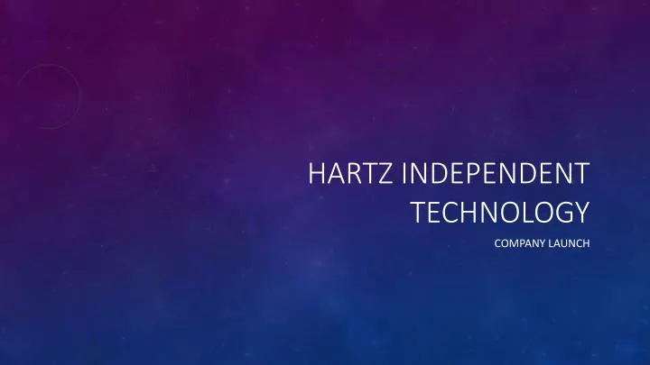 hartz independent technology