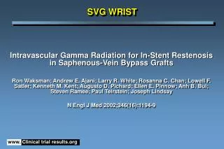 SVG WRIST