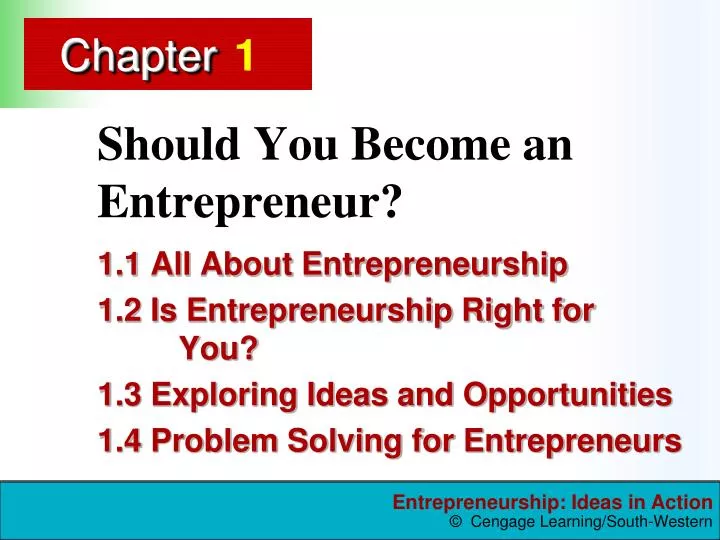 should you become an entrepreneur