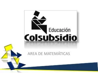 area de matem ticas
