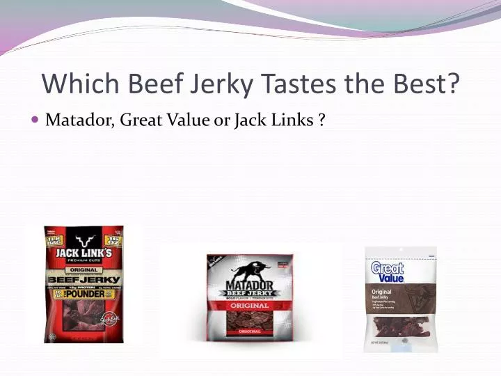 which beef jerky tastes the best