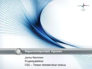 raportointiportaali vipunen
