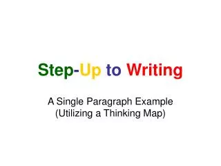 Step - Up to Writing