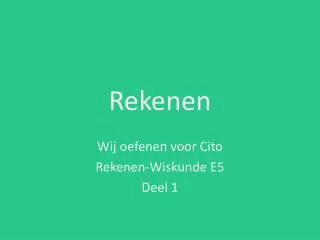 rekenen