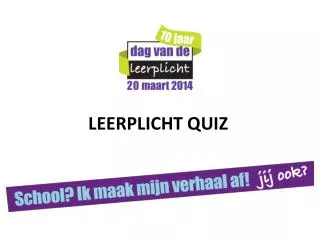 leerplicht quiz
