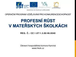 opera n program vzd l v n pro konkurenceschopnost