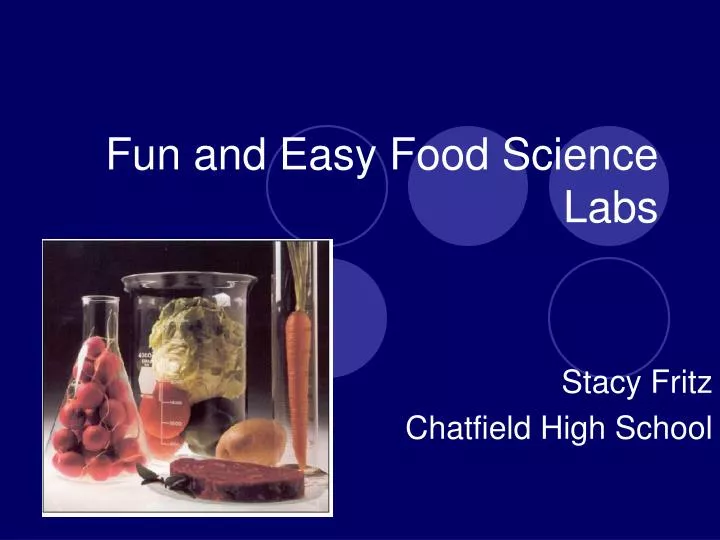 fun and easy food science labs