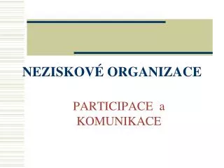 neziskov organizace