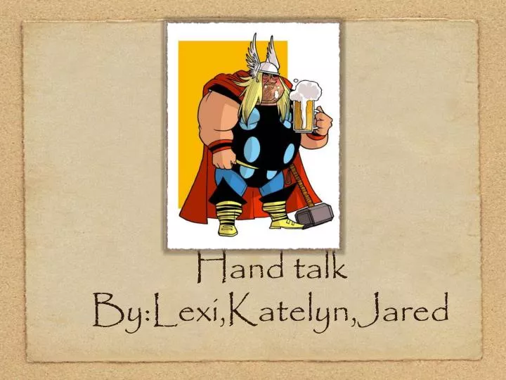 hand talk by lexi katelyn jared