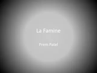 la famine