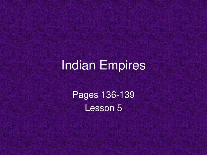 indian empires
