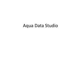 Aqua Data Studio